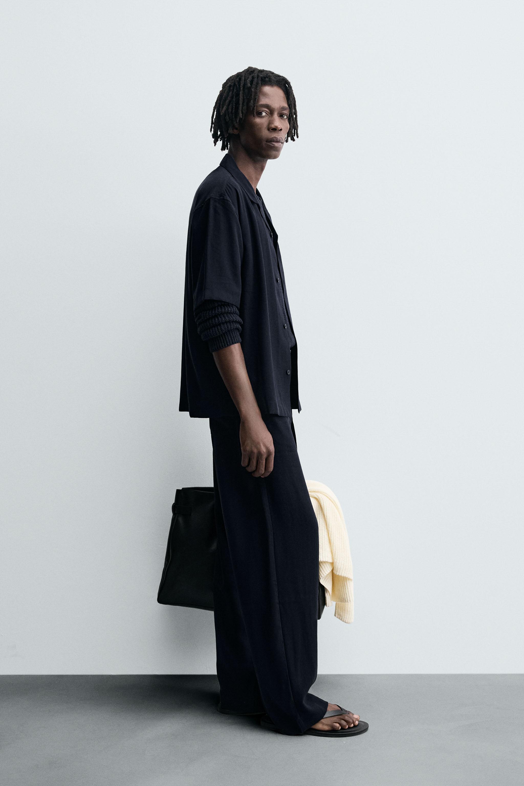 RELAXED FIT FLOWY SHIRT